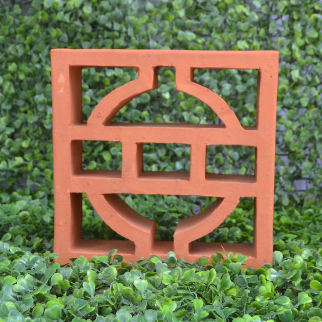 Gạch đất nung Mỹ Xuân 20×20 đồng tiền T0301 01
