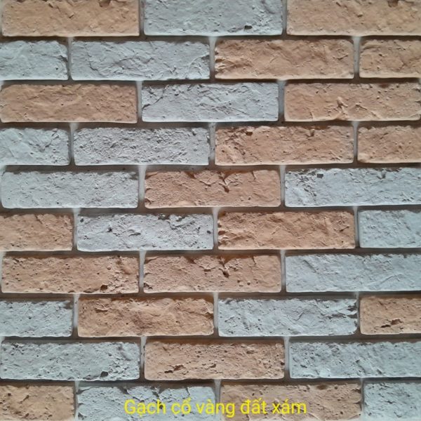 Gạch không nung cổ 5×18 vàng đất, xám 01