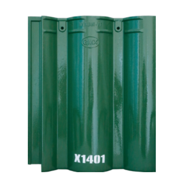 Ngói không nung Mỹ Xuân 42.5×34.5 xanh lá X1401 01